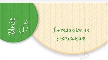 Solanaceous crop cultivator,Introduction to horticulture.
