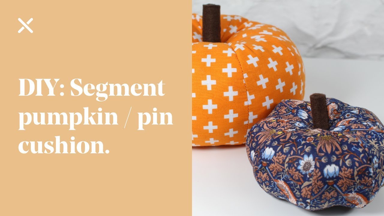 Pumpkin Shape Wrist Pin Cushion with Elastic Strap Pumpkin Needle