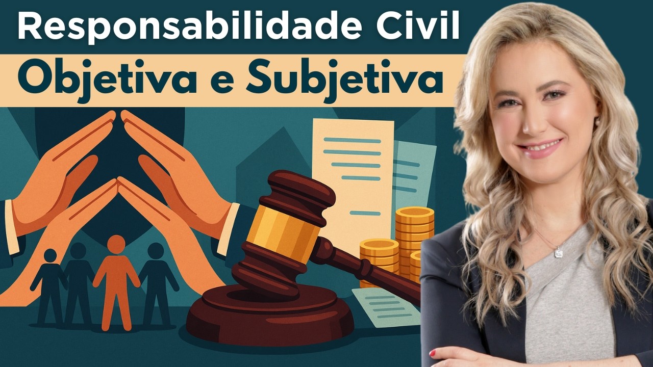 Responsabilidade Civil OBJETIVA e SUBJETIVA (Resumo) | Direito Civil e Direito Administrativo