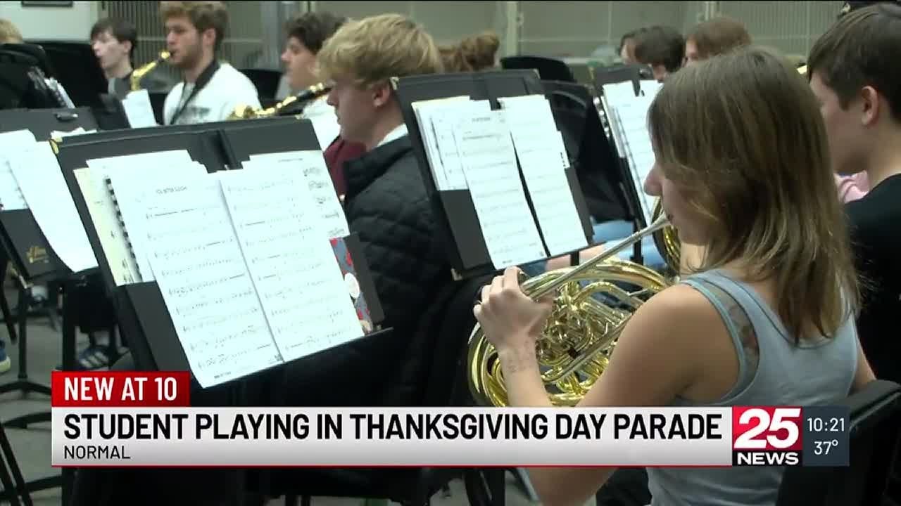 Normal West student joins Great American Band for Macy’s Thanksgiving Parade