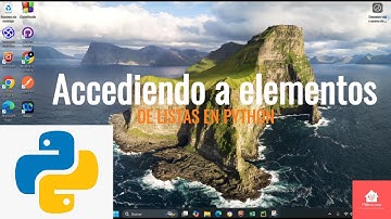 PYTHON: Acceder a elementos de listas en Python #techno #technology #programming #programacion