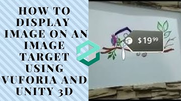 Augmented reality: Display image on an image target or marker using vuforia in unity3d