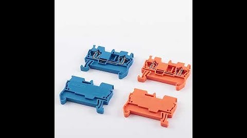 Din Rail Terminal Block ST 2 5 Return Pull Type Spring Connection Connector Screw less Copper