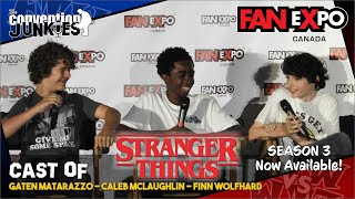 Stranger Things (Caleb McLaughlin, Finn Wolfhard, Gaten Matarazzo) FAN eXpo Canada Full Panel