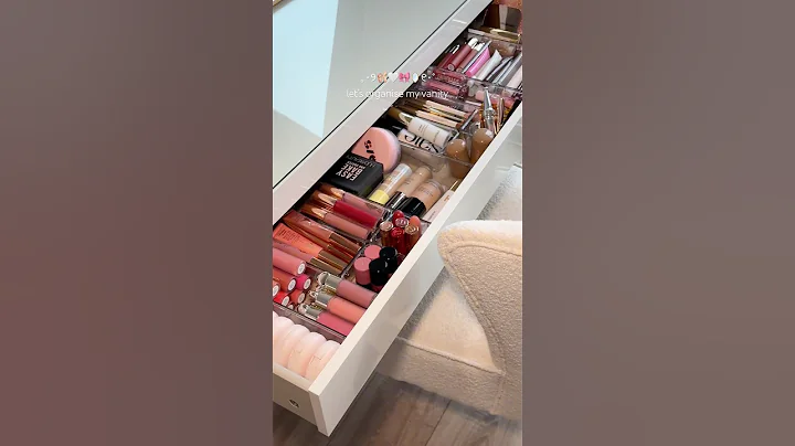 organise my vanity 🎀 #makeup #organization #vanity #organizewithme #asmr #asmrsounds