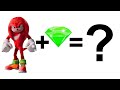 Unleashing Knuckles the Echidna&#39;s Power: The Epic Fusion with the Green Emerald!