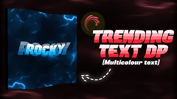 Instagram trending text effect dp🔥 editing in alight motion | XML provided🖇🔐