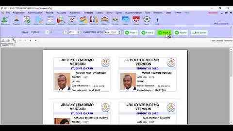 JBS | Student ID Cards | SCHOOL MANAGEMENT SYSTEM
