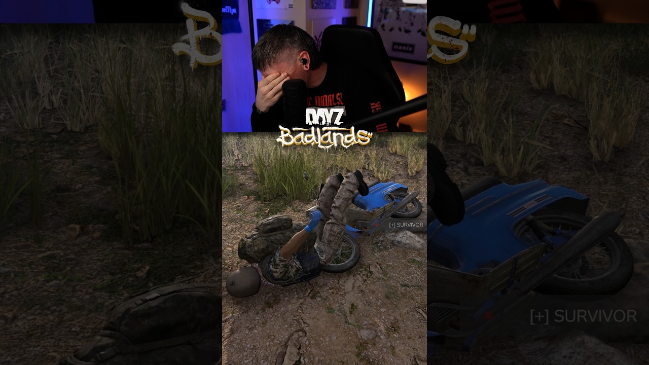 Motorbikes in DayZ Badlands are DANGEROUS 💀