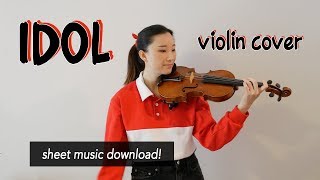 《IDOL》- BTS (방탄소년단) Violin Cover (w/Sheet Music) chords