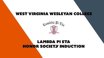 Lambda Pi Eta Honor Society Induction