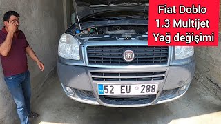 Doblo 1,3 Multijet Motor yağı değişimi || Nasıl Yapılıyor