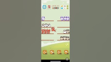 Color Cat Sort Cute Cat Game Level 20 #shorts #shortsfeed #cat #gaming