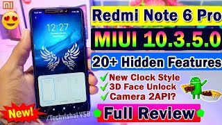 Redmi Note 6 Pro MIUI 10.3.5.0 Stable Update Full Review | 20+ Hidden Features | Clock Style, Camera screenshot 2