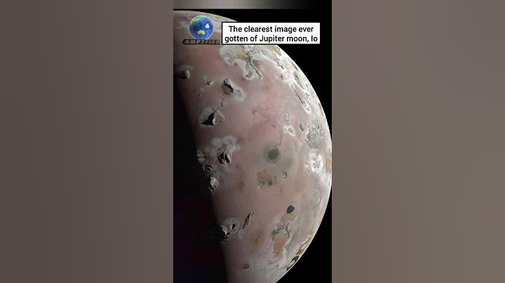 The clearest image ever gotten of Jupiter moon, Io | @AMPTfied