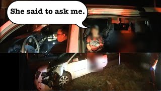 Mother tells police "Ask my son" about DUI hit and run crash in New Jersey