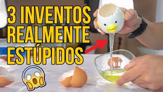Este INVENTO ESTÚPIDO es MUY ASQUEROSO | 3 INVENTOS LOCOS de huevos