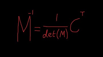 Proof for the Inverse of a 3x3 Matrix