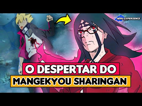 O despertar do Mangekyo da Sarada #anime #naruto #itachi #madara #sara