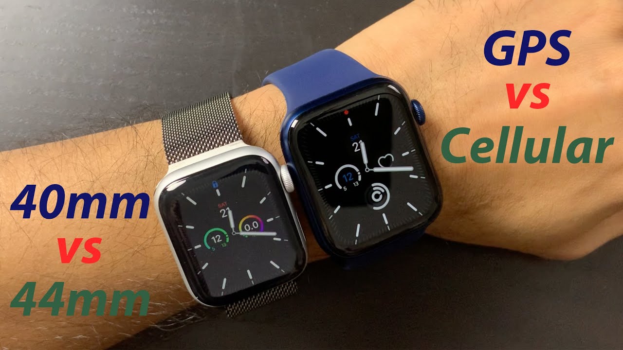 Sammenligning At bidrage cafeteria Apple Watch Series 6 GPS vs Cellular? 7 differences you should know before  you choose! - YouTube