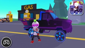 Rage Road: Car Shooting Game - Gameplay Walkthrough Part 1 - Survival Game Levels 2-6 (iOS, Android)