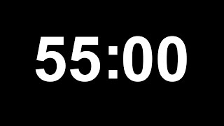 Đồng hồ đếm ngược 55 phút || 55 Minutes Countdown Timer