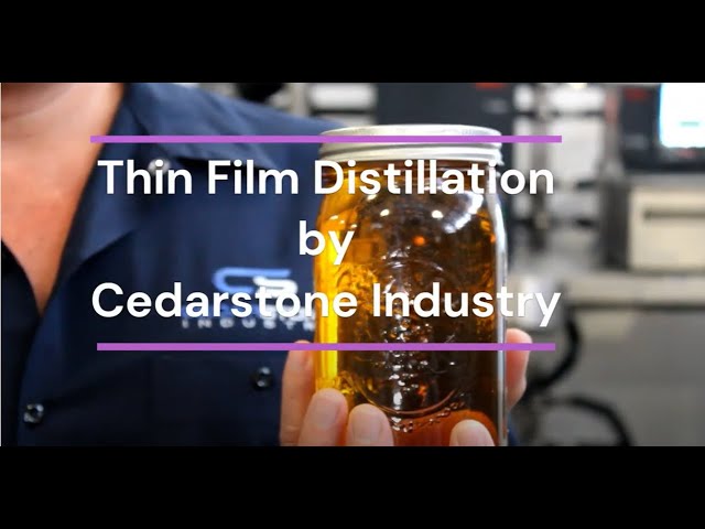 Thin Film Distillation - Refine the crude