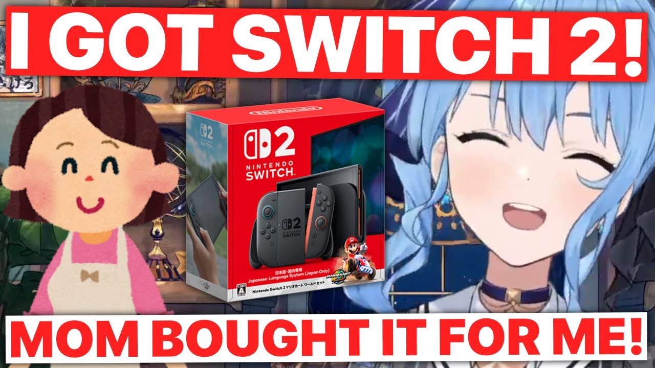 Suisei So Happy To Get A Switch 2 (Hoshimachi Suisei / Hololive) [Eng Subs]