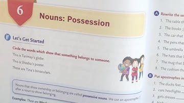 Class 4 Collins English Grammar And Composition Lesson 6 Nouns: Possession