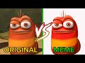 Red larva oi oi oi original vs meme