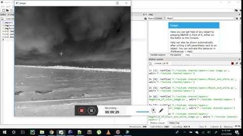 Obtaining Negative of black and white image in opencv with python in Spyder IDE