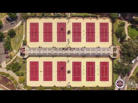 FSU Speicher Tennis Complex Resurfacing Progression