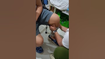 How to Put a Foot Drop Brace Splint Ankle Foot Orthosis Walking with Shoes for Stroke