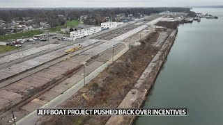 Jeffboat revitalization project on hold due to funding