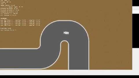 top down car physics test vid