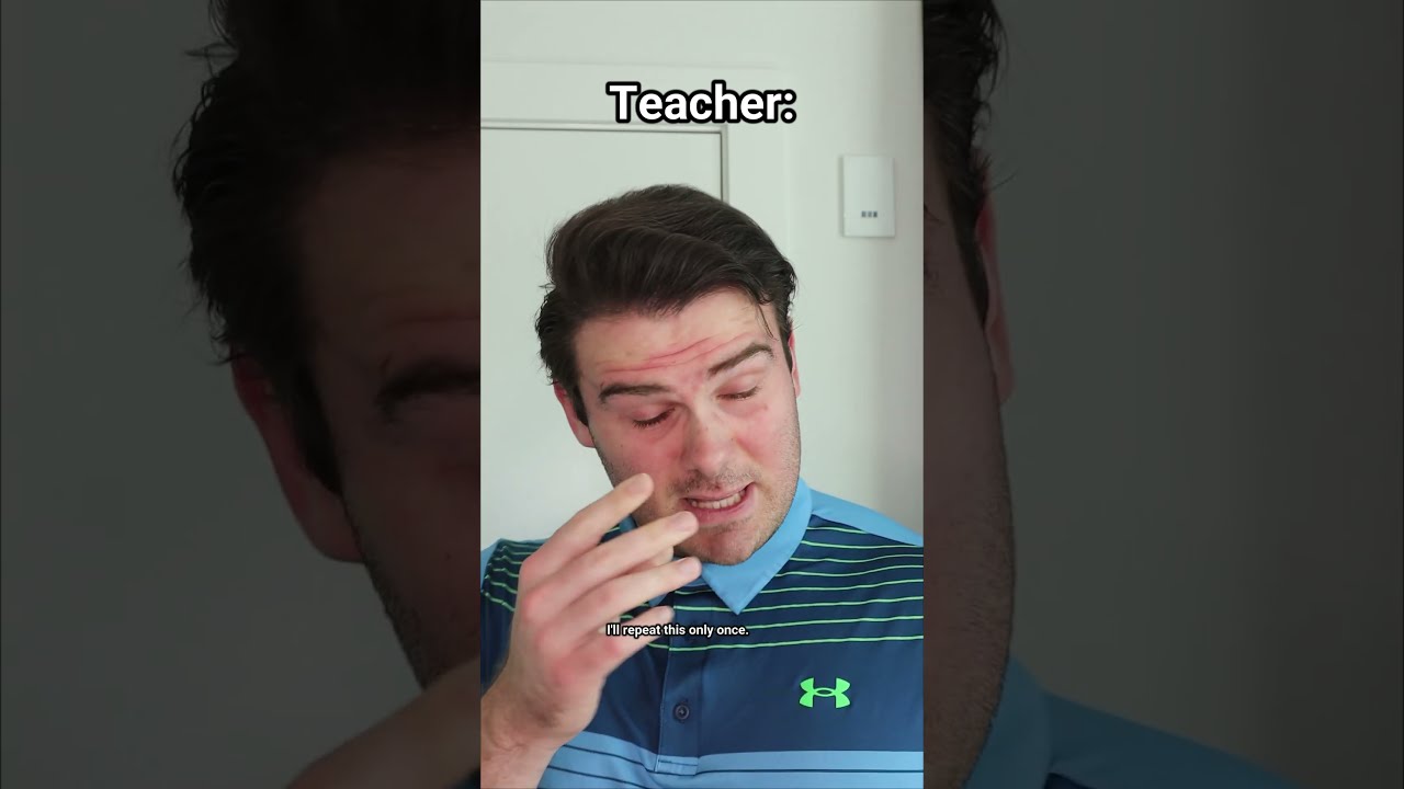How The Teacher Sounds In That One Class You Never Understand 