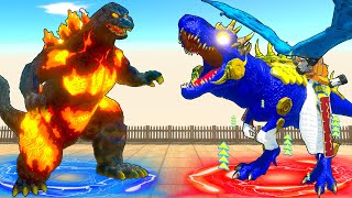 Rescue GODZILLA & KONG From GIANT PYTHON - PACMAN MONSTER: The Battle of Swallow All - FUNNY ARBS