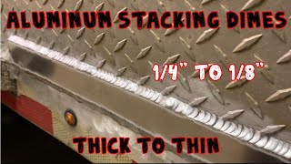 Welding 1/4” Aluminum Plate To 1/8” Sheet Metal (Trailer Repair)
