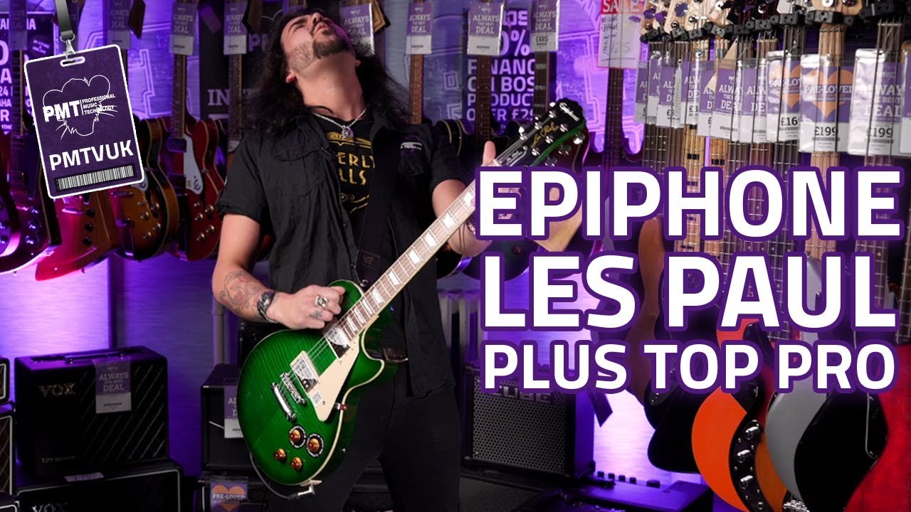 Epiphone Les Paul Standard Plus Top Pro - New Colours!