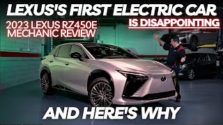 Lexus's First Electric Car Is Disappointing. The Lexus RZ450e Is Not Good and Here's Why.