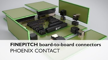 FINEPITCH board-to-board connectors with 0.8 mm pitch