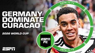 REACTION to Germany’s DOMINANT win vs. Curacao 🍿 How far can they go in the World Cup? | ESPN FC