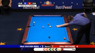 Van Den Berg vs Dechaine - Mosconi Cup 2012 - Day 4 (720p)