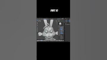 Stylized Rabbit (Adding details) #art #3danimation #3dmodeling #3dsculpting #blender