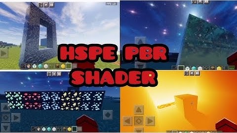HSPE PBR SHADER MCPE (link in the discription)(not click bait)(WILL NOT WORKING FOR RENDER DRAGON)