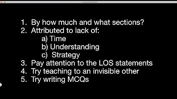 August 18 Seminar: I did not pass my last CFA exam