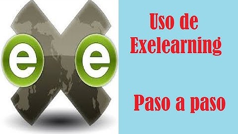 Exelearning, creando contenidos