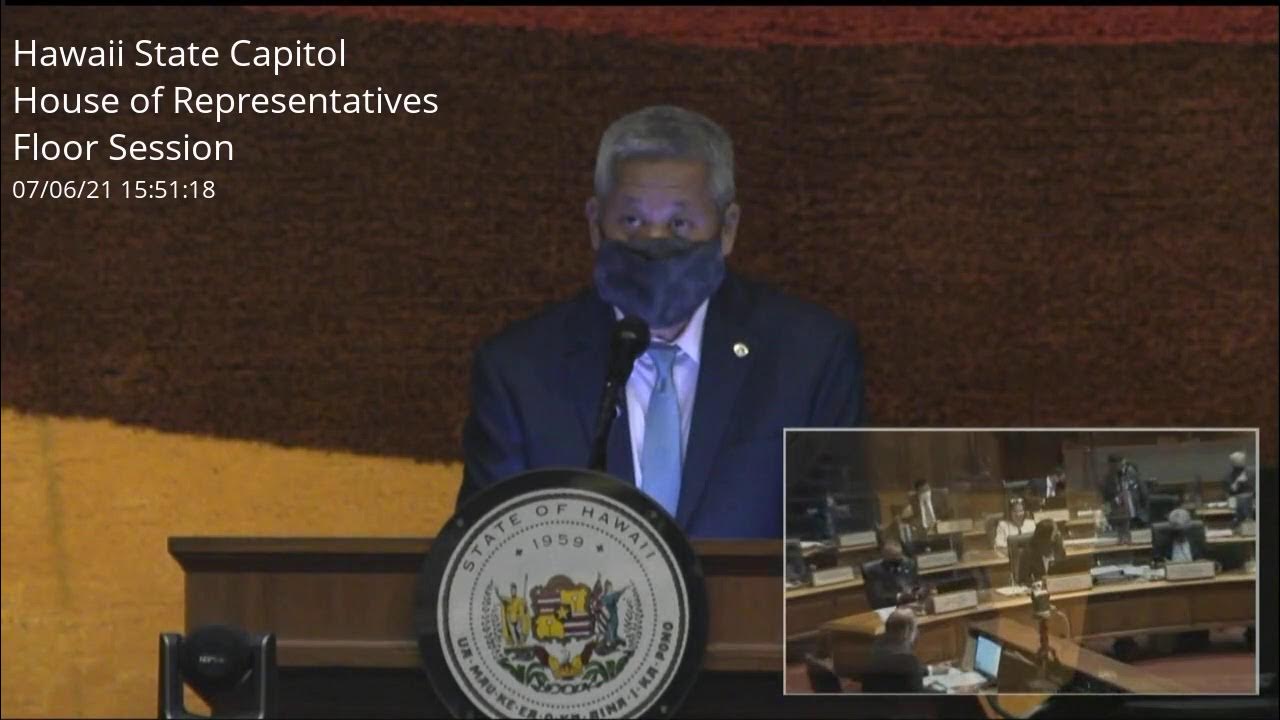 Special Session; Hawaii House of Representatives YouTube