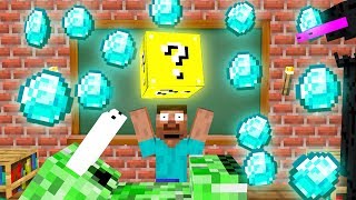 Monster School : LUCKY BLOCK CHALLENGE - Minecraft Animation