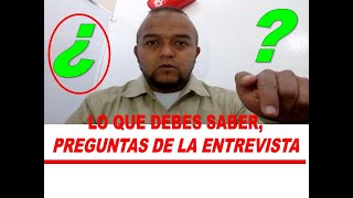 TUTORIAL PREGUNTAS ENTREVISTA